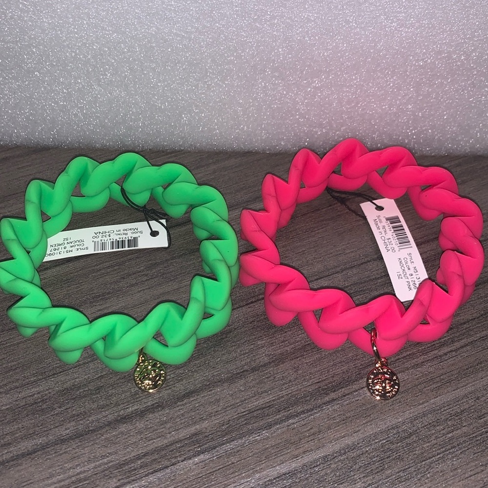 Marc Jacobs Rubber Bracelets ✨Choose from: Toucan Green or Knockout Pink✨BNWT